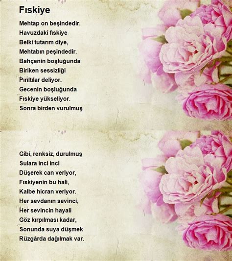 Fıskiye şiiri